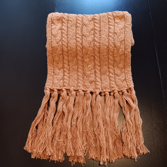 Spell Yellowstone Knit Scarf in Caramel - Picture 2 of 5